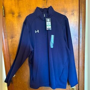Under Armour Dark Blue Zip Pullover